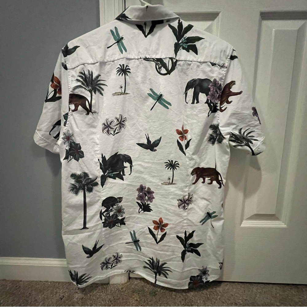 Ted Baker London White Nature Print Shirt